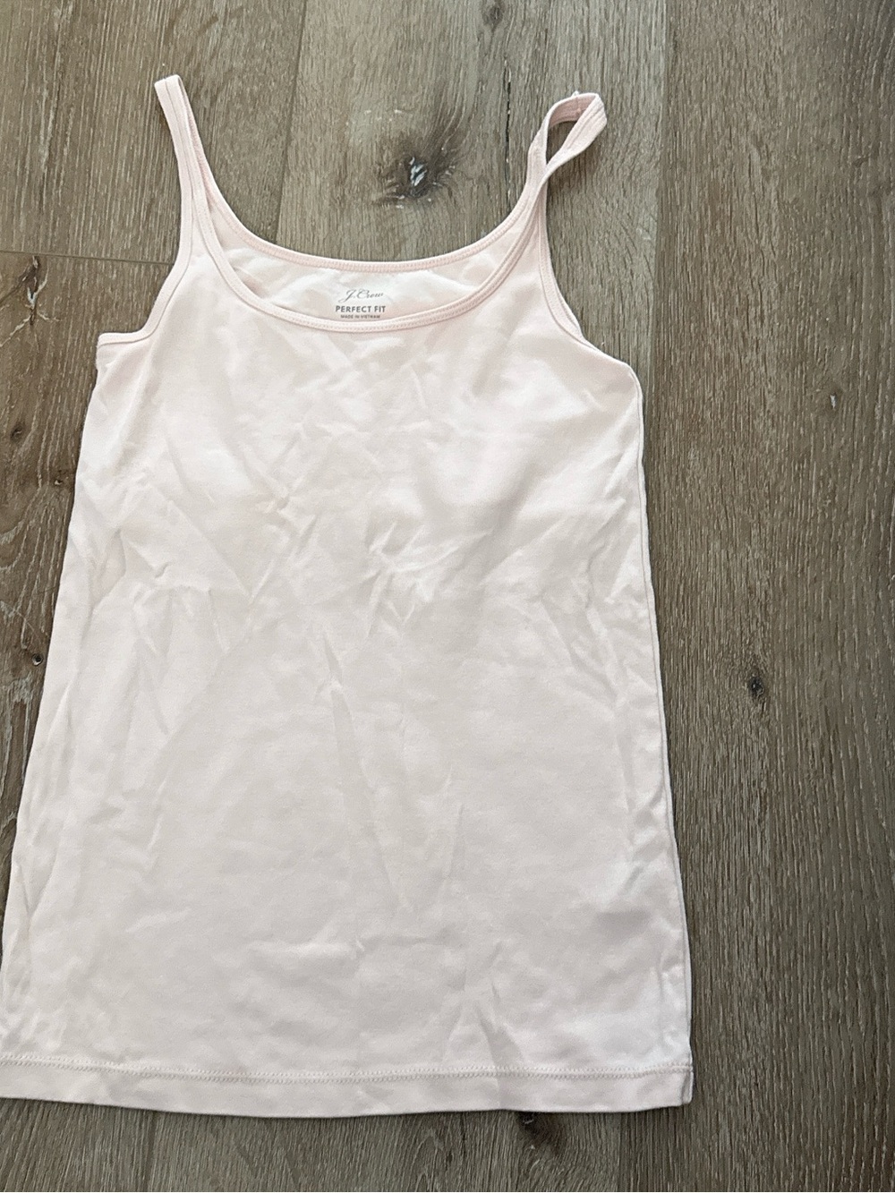 J. Crew Light Pink Perfect Fit Camisole